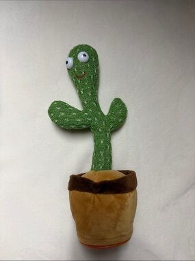 Plush Dancing Cactus Toy - Green